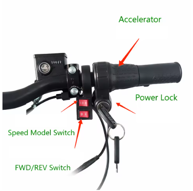 2026 New Design 60Ah 10000W Off-Road Electric Golf Cart Scooter Golf Trolley for Adults 4 Wheel Golf Mobility Scooter