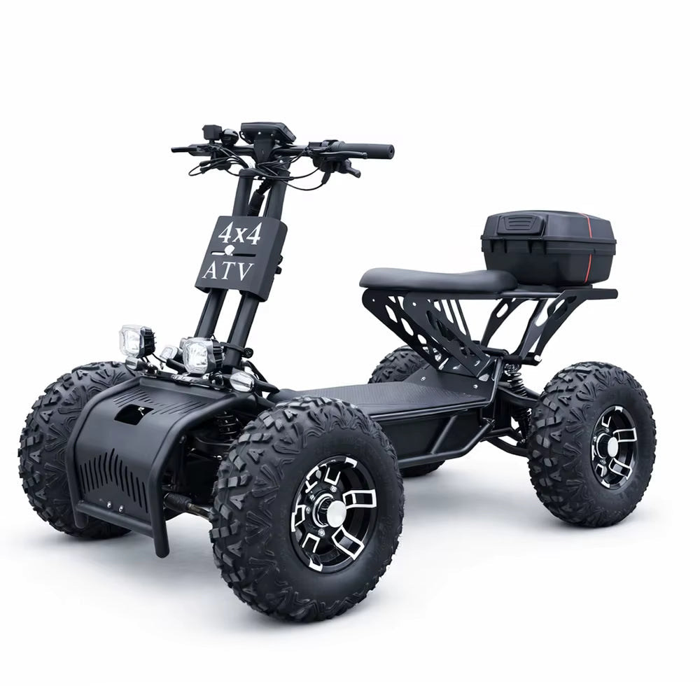 2026 New Design 60Ah 10000W Off-Road Electric Golf Cart Scooter Golf Trolley for Adults 4 Wheel Golf Mobility Scooter